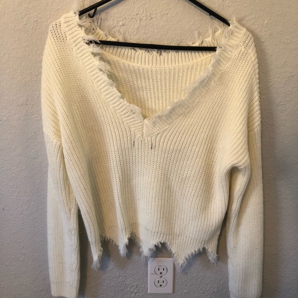 Cropped sweater